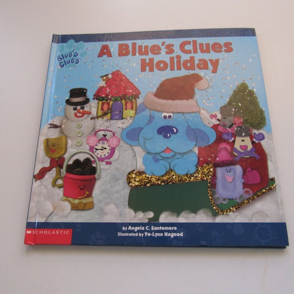 A Blue’s Clues Holiday by Angela C. Santomero | 1999 Scholastic Christmas Editio